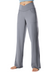 YR Wide Leg Yoga Pants for Women, Crossover High Waisted Lounge Pants with Pockets, Grey